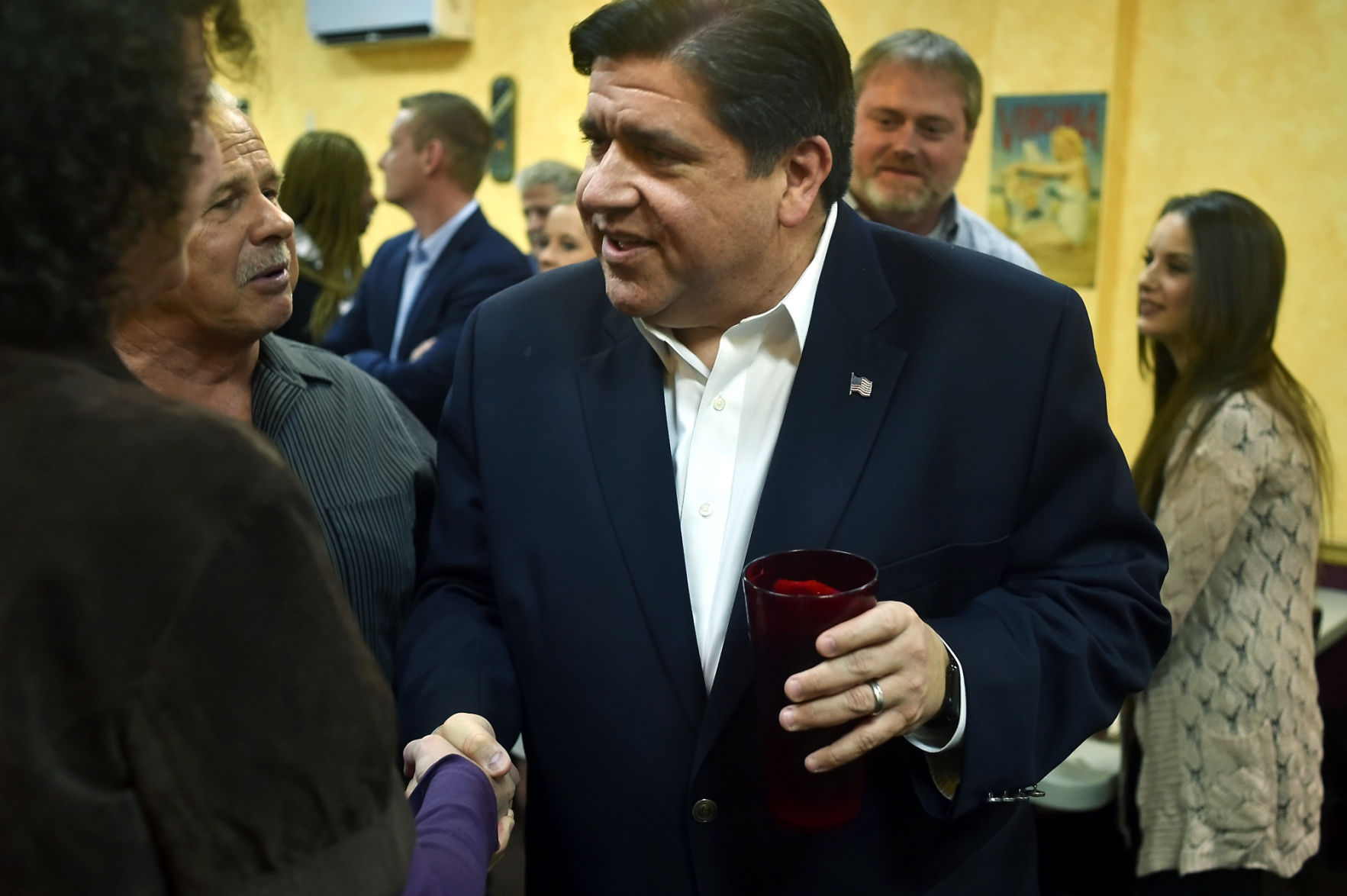 Pritzker at Jackson County Democrat's Dinner